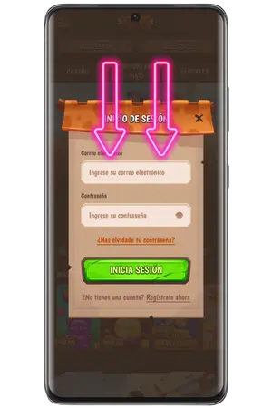 Stonevegas Casino pantalla de inicio de sesión en la cuenta