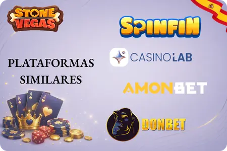 Stonevegas Casino alternativas y plataformas similares en España