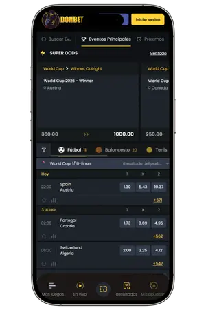 Donbet casino móvil iOS España