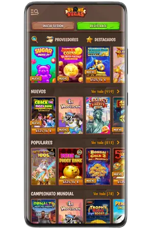 Stonevegas Casino catálogo de juegos de tragaperras y mesa