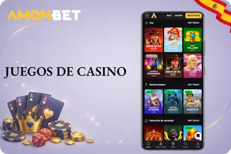 AmonBet slot online juegos disponibles