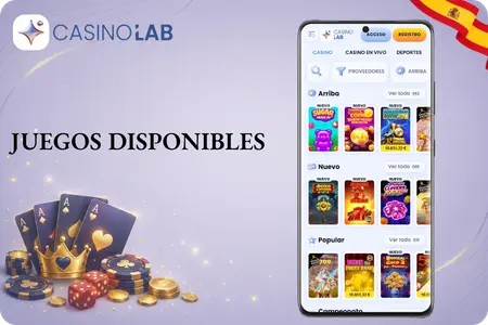 Casinolab Juegos Disponibles