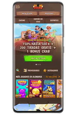 Stonevegas Casino versión móvil optimizada para Android