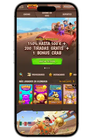 Stonevegas Casino versión móvil optimizada para iOS